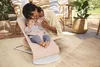 BabyBjörn Babywippe Bliss Woven Mélange Hellrosa Produktbild-Vorschau 3