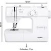 MEDION LIFE SM70, Bílá, Šití, 4 kroky, 3.6 mm, Otočné, 700 Náhled obrázku produktu 2