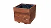 Jardinière carrée 30 x 30 x 28 cm – Pot de fleurs moderne, Voir les images du produit 1