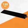 A black heating mat is shown diagonally on a background split between white and orange. Produktbild-Vorschau