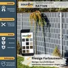 Sichtschutzstreifen zaun|zu RATTAN Einzelstreifen 2,55m für Produktbild-Vorschau 4