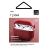Uniq Etui Terra Airpods Pro Genuine Leather Czerwony/Red Podgląd zdjęcia produktu 8