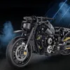 Motorrad Bausteine, 586 Teile Klemmbausteine Technik Produktbild-Vorschau 2