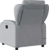 vidaXL Massagesessel Hellgrau Stoff Produktbild-Vorschau 4