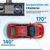 Fleau Tech Dashcam für Auto 3 in 1 – Vorder- und Rückkamera Produktbild-Vorschau 6