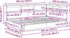 vidaXL Regálová postel s čelem bílá 160 x 200 cm materiál Náhled obrázku produktu 8