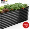 BRAST Hochbeet Metall Julia Midi | 240x80x80cm Schwarz | Produktbild-Vorschau 4