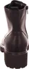 The back view of a black women's boot with a thick sole. Anteprima dell’immagine prodotto