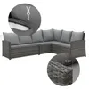 SVITA Monroe Garten-Lounge Set Polyrattan Lounge-Möbel Produktbild-Vorschau 5