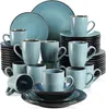 Tafelservice Turquoise – Porzellan – 12 Personen – Produktbild-Vorschau 1
