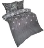 A bedding set with a star and stripe pattern, displayed on a white background. Produktbild-Vorschau