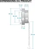 Wiltec Chapeau d'accouplement Storz C/52 mm – 51 x 98 x 98 Voir les images du produit 7