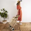 HowHomely Chariot de courses beige Chariot de courses en Voir les images du produit 2