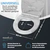 SANILO® WC-Sitz mit Absenkautomatik und Schnellverschluss Produktbild-Vorschau 5