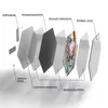 DEQORI Glasbild Echtglas 40x35 cm 'Indigene Schönheit' Produktbild-Vorschau 7