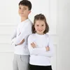 3er Pack Weiss Jungen Mädchen Langarmshirts Unterhemden Produktbild-Vorschau 8
