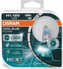 Product packaging for OSRAM Cool Blue Intense H1 12V 55W headlight bulbs. Produktbild-Vorschau