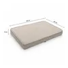 Hundebett Hundekissen Hundematte Cord Beige 90X60X8 Cm Produktbild-Vorschau 5