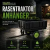 Rasentraktor Anhänger Kippanhänger 300 kg kippbar mit Produktbild-Vorschau 6
