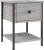 vidaXL Tables de nuit 2 pcs. Gris Sonoma 34x35,5x45 cm Bois Voir les images du produit 3