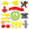Eddy Toys tavolo sabbia e acqua pirati - con 12 accessori - Anteprima dell’immagine prodotto 3