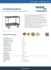 Fetra ESD-Tischwagen - Stahlblech-Wannen Ladefläche 850 x Produktbild-Vorschau 2
