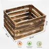 A wooden crate with dimensions indicated. Náhled obrázku produktu