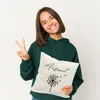 Pusteblume Kissen mit Spruch Auszeit Produktbild-Vorschau 2