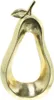 2x Dekofigur "Apfel & Birne" aus Polyresin in Gold, 17 + 26 Produktbild-Vorschau 3