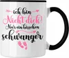 Trendation - Tasse Ich Bin Nicht Dick Ich Bin Schwanger Produktbild-Vorschau 1