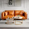 INONEFT Runde Satztische, Couchtisch-Set (2er-Set), moderne Produktbild-Vorschau 2