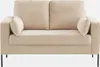sweeek - 2-Sitzer-Sofa, mit Cordbezug und Metallfüßen - Produktbild-Vorschau 2