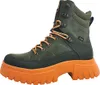 A single green and orange boot is shown against a white background. Produktbild-Vorschau