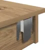 vidaXL Przyścienny stolik barowy Artisan dąb 102x45x103,5 Podgląd zdjęcia produktu 6