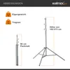 Walimex Pro Trépied en acier inoxydable – max. hauteur Voir les images du produit 3