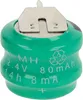 vhbw NiMH Ersatz Knopfzellen-Akku (80 mAh, 2,4 V, NiMH) Produktbild-Vorschau 4