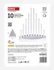 LED Kerzenhalter weiß, 24,5 cm, 3x AA, Innen, warmweiss, Timer Produktbild-Vorschau