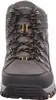 A close-up front view of a dark gray Skechers winter boot. Voir les images du produit