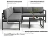 Mucola Sitzgruppe Aluminium Lounge Ecksofa mit Produktbild-Vorschau 5