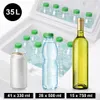A collage showing a cooler box filled with drinks and a bottle of wine, with text overlays indicating quantities and volumes. Produktbild-Vorschau