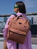 Himawari | Sac à dos de sport couleur pêche, en tissu Voir les images du produit 2