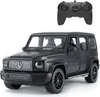 A black remote-controlled Mercedes-Benz G63 AMG toy car and its remote control are shown against a white background. Náhľad obrázku produktu