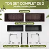 2x Bac à fleurs 11 litres support de montage intérieur Voir les images du produit 4