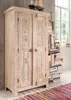 Divari Schrank 72x135x40 Mangoholz Allzweckschrank in Antik Produktbild-Vorschau 2