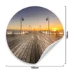 Samolepka na fotografiu Round MOLO Sunset 3D Náhľad obrázku produktu 3