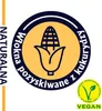 A circular logo with a corn cob illustration and text indicating it is derived from corn. Podgląd zdjęcia produktu