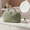 Borsa cosmetica imbottita da donna, borsa per trucchi Anteprima dell’immagine prodotto 4