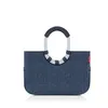 Loopshopper M Herringbone Dark Blue Einkaufstasche Produktbild-Vorschau 2
