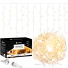 Stalattiti LED - 14,5m, 300LED, timer, IP44, bianco caldo + Anteprima dell’immagine prodotto 3