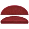 Tappetini 10 pezzi 65x28 cm rosso bordeaux Anteprima dell’immagine prodotto 9